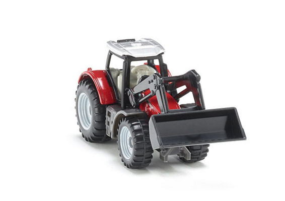 Siku 1:87 Massey Ferguson met aanhanger Planet Happy CH