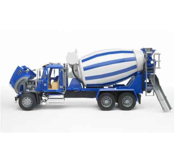 Bruder cement sales mixer mack