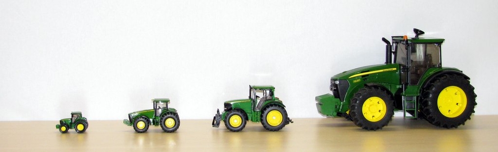 Preventie landbouw Reclame John Deere speelgoed tractoren