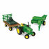 oude John Deere met balenpers